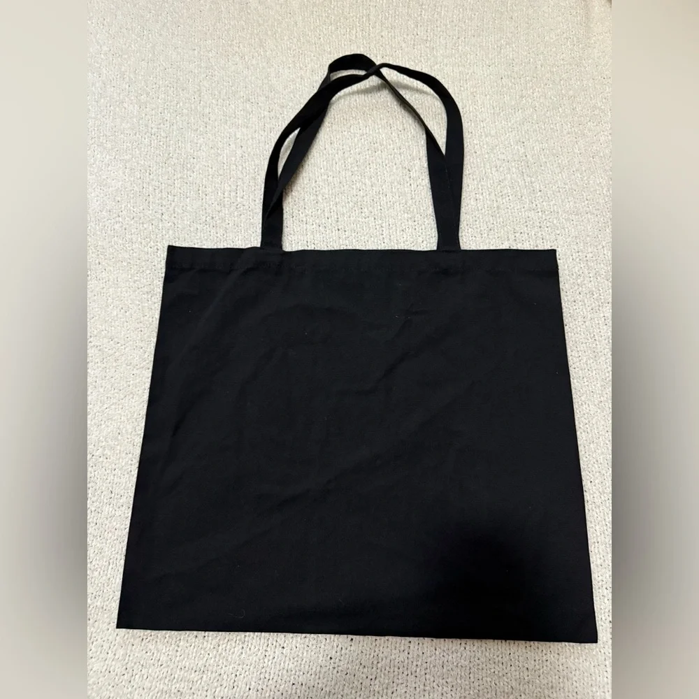 Reformation Black Canvas Tote‎ Bag
